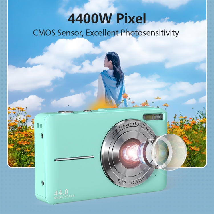 DC403L-AF 2.4-Inch 16X Zoom HD Digital Camera Mini Children Photography Camera US Plug(Black) - Children Cameras by PMC TechLife | Online Shopping South Africa | PMC TechLife | Buy Now Pay Later Mobicred