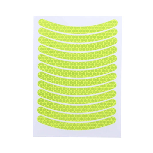 Jg-Phc-12 Children Bicycle Scooter Reflective Sticker Night Warning Riding Contour Sticker(Fluorescence Yellow) - Decorative Accessories by PMC Jewellery | Online Shopping South Africa | PMC Jewellery | Buy Now Pay Later Mobicred