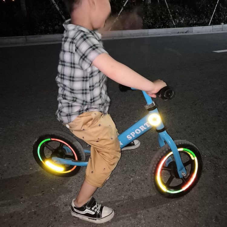 Jg-Phc-12 Children Bicycle Scooter Reflective Sticker Night Warning Riding Contour Sticker(Green) - Decorative Accessories by PMC TechLife | Online Shopping South Africa | PMC TechLife | Buy Now Pay Later Mobicred