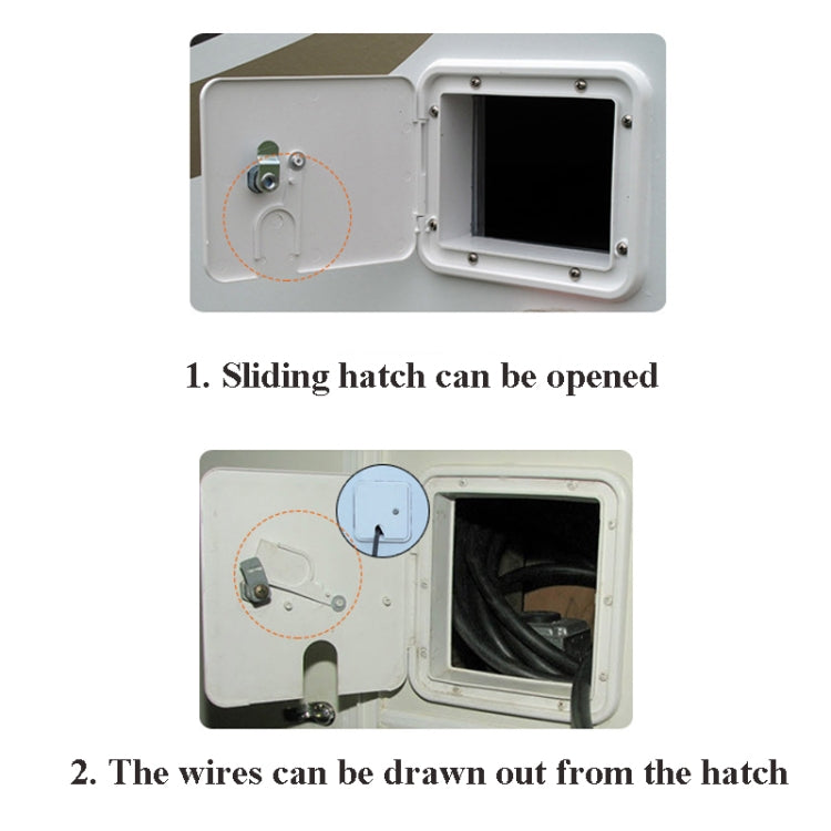 RV Accessories Square Wire Hatch Cover Yacht Accessories Wire Storage Box - Marine Accessories & Parts by PMC TechLife | Online Shopping South Africa | PMC TechLife | Buy Now Pay Later Mobicred