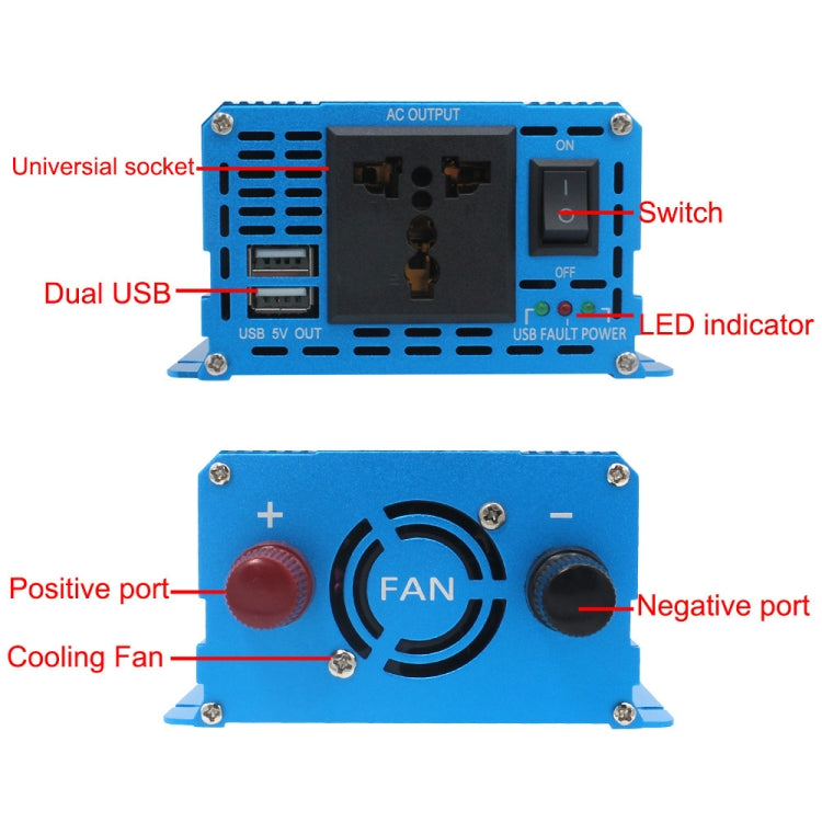 LVYUAN  2000W Car Home Pure Sine Wave Solar Inverter, Specification: 60V To 220V - Pure Sine Wave by PMC TechLife | Online Shopping South Africa | PMC TechLife | Buy Now Pay Later Mobicred