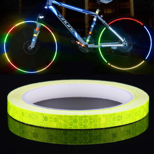 Bicycle Mountain Bike Motorcycle Sticker Car Contour Reflective Sticker Night Riding Reflective Sticker, Size: 2 x 800cm(Yellow) - Decorative Accessories by PMC Jewellery | Online Shopping South Africa | PMC Jewellery | Buy Now Pay Later Mobicred