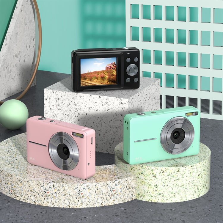 DC403L-AF 2.4-Inch 16X Zoom HD Digital Camera Mini Children Photography Camera EU Plug(Green+32G) - Children Cameras by PMC TechLife | Online Shopping South Africa | PMC TechLife | Buy Now Pay Later Mobicred