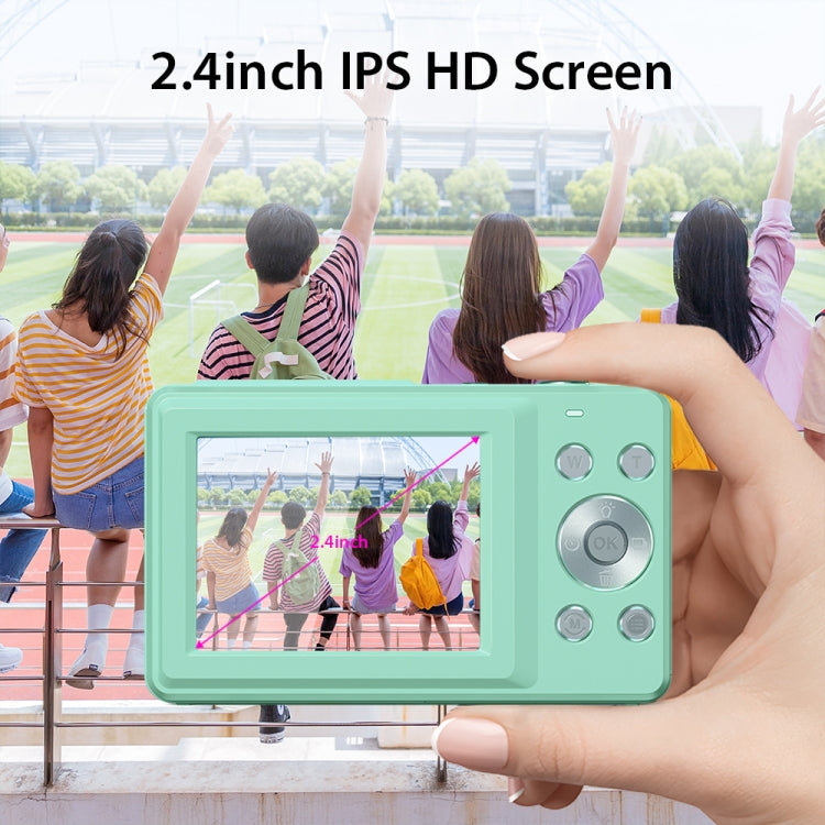 DC403L-AF 2.4-Inch 16X Zoom HD Digital Camera Mini Children Photography Camera EU Plug(Green+32G) - Children Cameras by PMC TechLife | Online Shopping South Africa | PMC TechLife | Buy Now Pay Later Mobicred