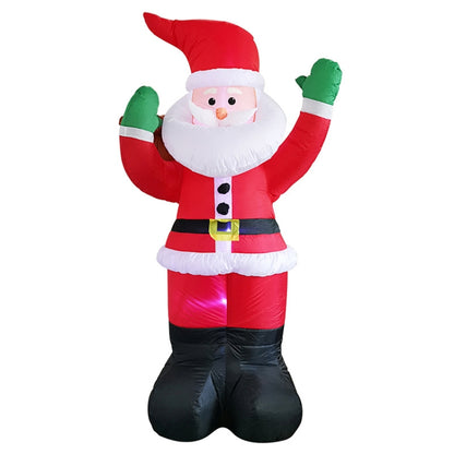 Santa Claus Christmas Tree Snowman Inflatable LED Luminous Christmas Ornaments, US Plug(QM0104-1.8M) - Christmas Ornaments by PMC Jewellery | Online Shopping South Africa | PMC Jewellery