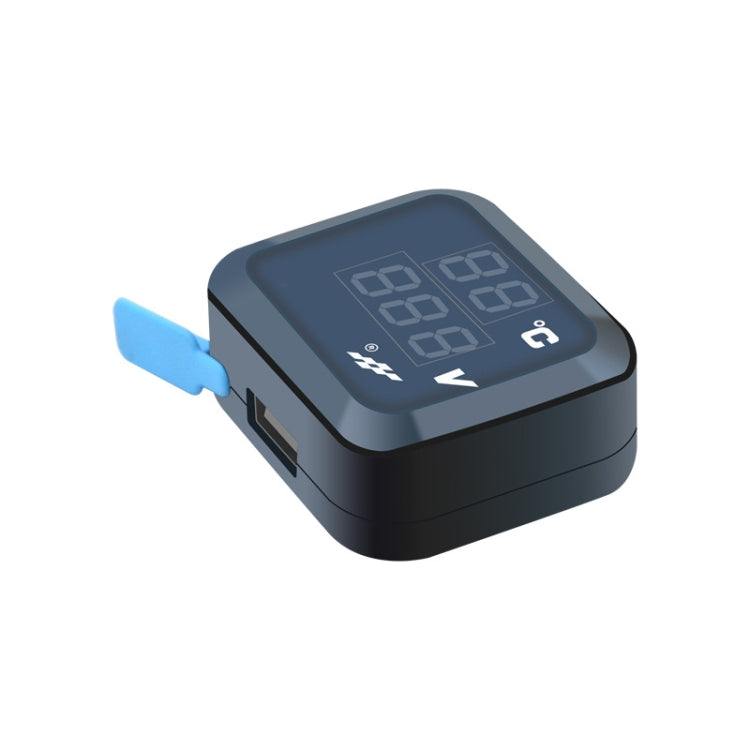 12-24V Motorcycle Modified Electronic Meter Voltage Temperature Table With USB Car Charger(Blue Red) - Electrical Instruments by PMC TechLife | Online Shopping South Africa | PMC TechLife | Buy Now Pay Later Mobicred