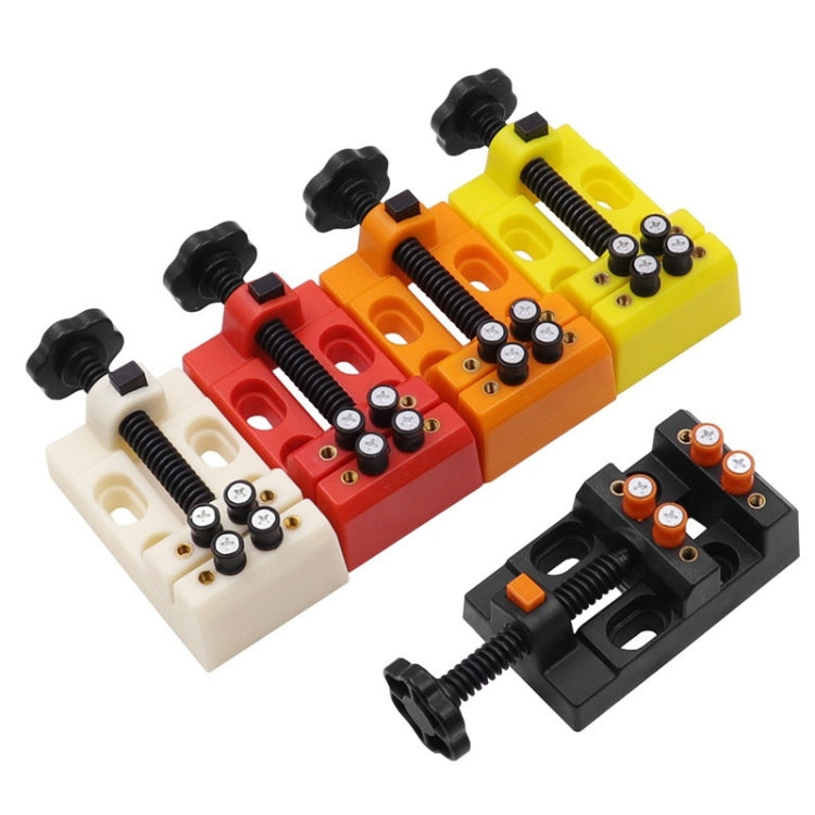 Eight-Hole Mini Flat Bench Vise Bodhi Beads Walnut Fixture(Black) - Others by PMc TechLife | Online Shopping South Africa | PMc TechLife | Buy Now Pay Later Mobicred