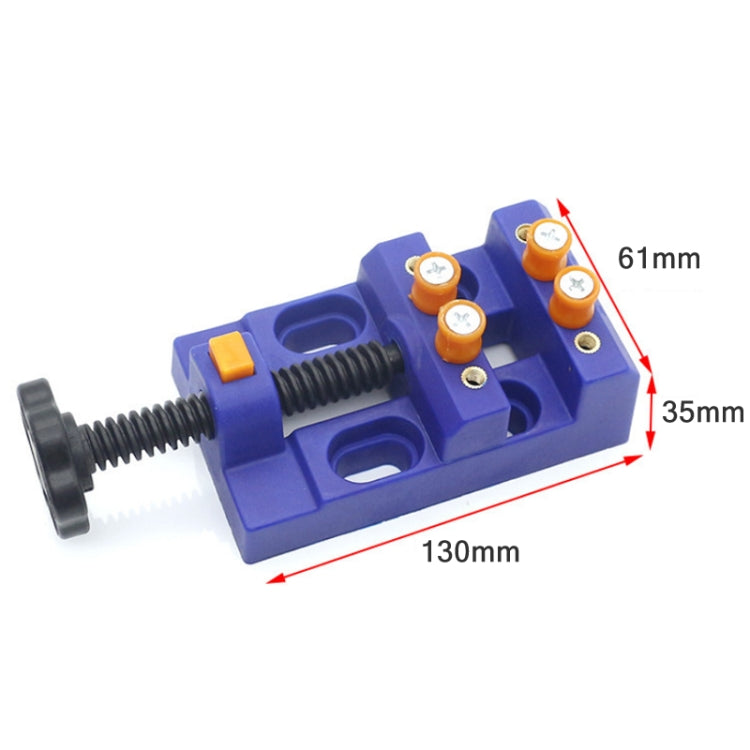Eight-Hole Mini Flat Bench Vise Bodhi Beads Walnut Fixture(White) - free shipping - PMc TechLife - Order now!