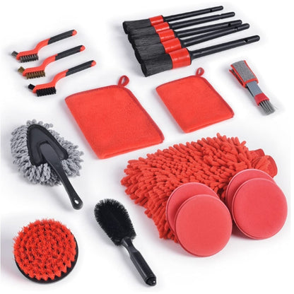 19 in 1  Car Wash Cleaning Brush Electric Drill Brush Head Cleaning Brush Tire Cleaning Brush - Car washing supplies by PMC Jewellery | Online Shopping South Africa | PMC Jewellery | Buy Now Pay Later Mobicred