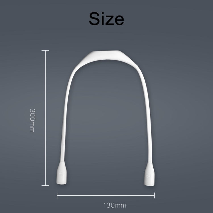 Student Eye Protection Reading LED Neck Hanging Light USB Rechargeable Outdoor Night Running Portable Light���Specification��� Stepless Dimming(White) - Desk Lamps by PMc TechLife | Online Shopping South Africa | PMc TechLife | Buy Now Pay Later Mobicred