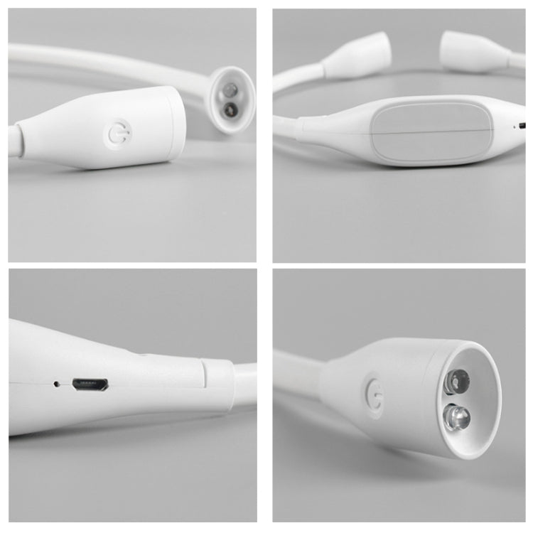 Student Eye Protection Reading LED Neck Hanging Light USB Rechargeable Outdoor Night Running Portable Light���Specification��� Stepless Dimming(White) - Desk Lamps by PMc TechLife | Online Shopping South Africa | PMc TechLife | Buy Now Pay Later Mobicred
