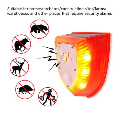 N911M Solar Animal Repeller Outdoor Sound And Light Alarm, Specification: with Induction - Others Alarm by PMC Jewellery | Online Shopping South Africa | PMC Jewellery | Buy Now Pay Later Mobicred