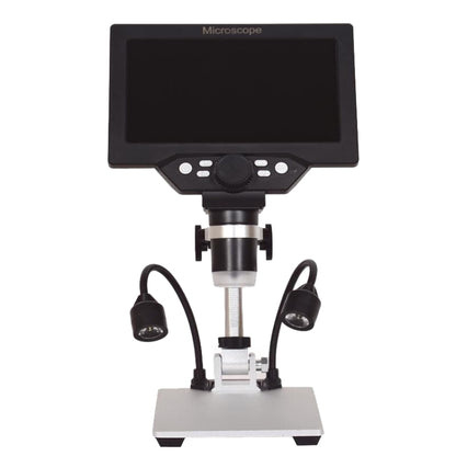 G1200D 7 Inch LCD Screen 1200X Portable Electronic Digital Desktop Stand Microscope(US Plug With Battery) - Digital Microscope by PMC Jewellery | Online Shopping South Africa | PMC Jewellery | Buy Now Pay Later Mobicred