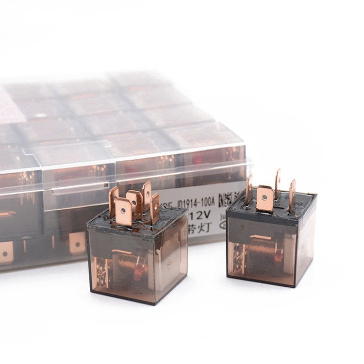 5 PCS 100A Automotive Relay With Indicator Light(12V 5 Plug 100A) - Relays by PMC TechLife | Online Shopping South Africa | PMC TechLife | Buy Now Pay Later Mobicred