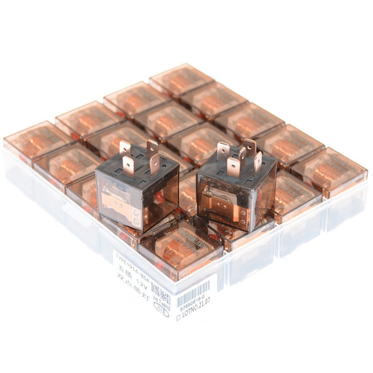 5 PCS 100A Automotive Relay With Indicator Light(12V 5 Plug 100A) - Relays by PMC TechLife | Online Shopping South Africa | PMC TechLife | Buy Now Pay Later Mobicred