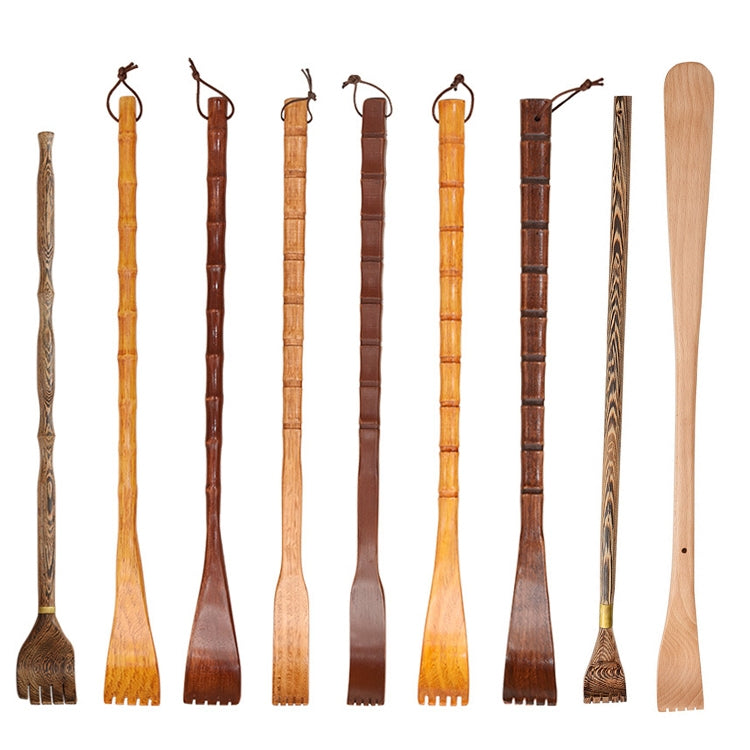 BQR01 Back Scratcher Long Handle Wooden Massage Scratcher, Style: Dual-use - free shipping - PMC TechLife - Order now!