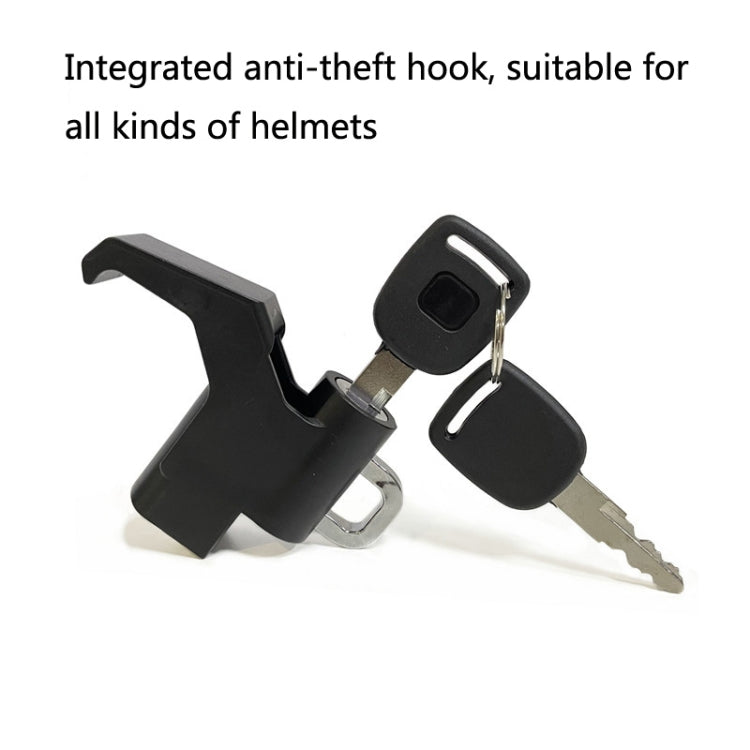 3 Sets Motorcycle Helmet Fixed Lock Hook(Black) - Helmets by PMC Jewellery | Online Shopping South Africa | PMC Jewellery | Buy Now Pay Later Mobicred