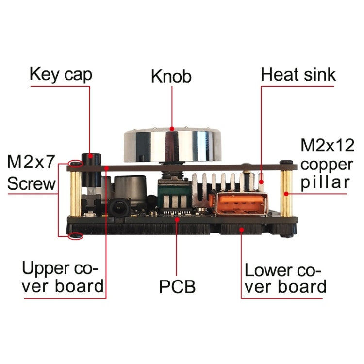 Wuzhi 2.0 Stereo Bluetooth Speaker Power Plate Audio Receiver Module(ZK-502H) - Breadboard / Amplifier Board by PMC TechLife | Online Shopping South Africa | PMC TechLife | Buy Now Pay Later Mobicred