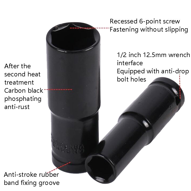 Inside And Outside Hexagon Wrench Auto Repair Wind Cannon Sleeve, Specification: 10 In 1 Extension Sleeve - free shipping - PMC TechLife - Order now!