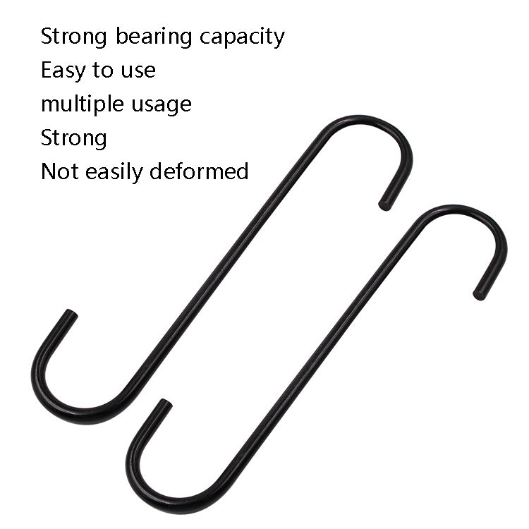8 PCS S-Type Brake Pump Hanging Hook(Black) - Towing Bars by PMC TechLife | Online Shopping South Africa | PMC TechLife | Buy Now Pay Later Mobicred