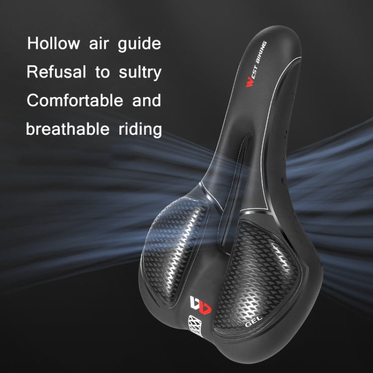 WEST BIKING Bicycle Riding Comfortable Silicone Saddle, Style: Rhombus Annual Wheel (Sponge) - free shipping - PMc TechLife - Order now!