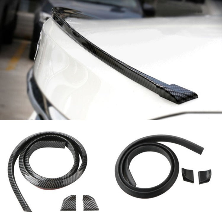 Car Universal Tail Paste Top Wing, Specification: 3.5cm Carbon Fiber Black - Decorative Strip by PMC TechLife | Online Shopping South Africa | PMC TechLife | Buy Now Pay Later Mobicred