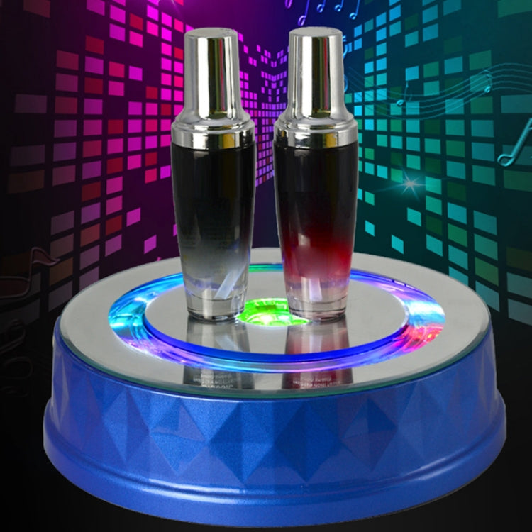 LED Light Electric Rotating Turntable Display Stand Video Shooting Props Turntable(Blue) -  by PMC TechLife | Online Shopping South Africa | PMC TechLife | Buy Now Pay Later Mobicred