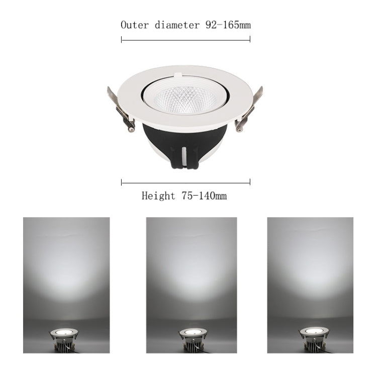 40w Cutout 150mm LED Full Spectrum Plant Growth Light - LED Grow Lights by PMc TechLife | Online Shopping South Africa | PMc TechLife | Buy Now Pay Later Mobicred