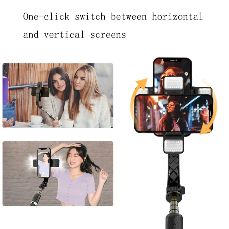 CYKE Q08D Handheld Dual Light Bluetooth Mobile Phone Selfie Stick(Black) - Selfie Sticks by CYKE | Online Shopping South Africa | PMC Jewellery | Buy Now Pay Later Mobicred