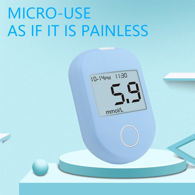 803 LCD Screen Home Automatic Blood Glucose Test, Shape: Set(English Version) - free shipping - PMC TechLife - Order now!