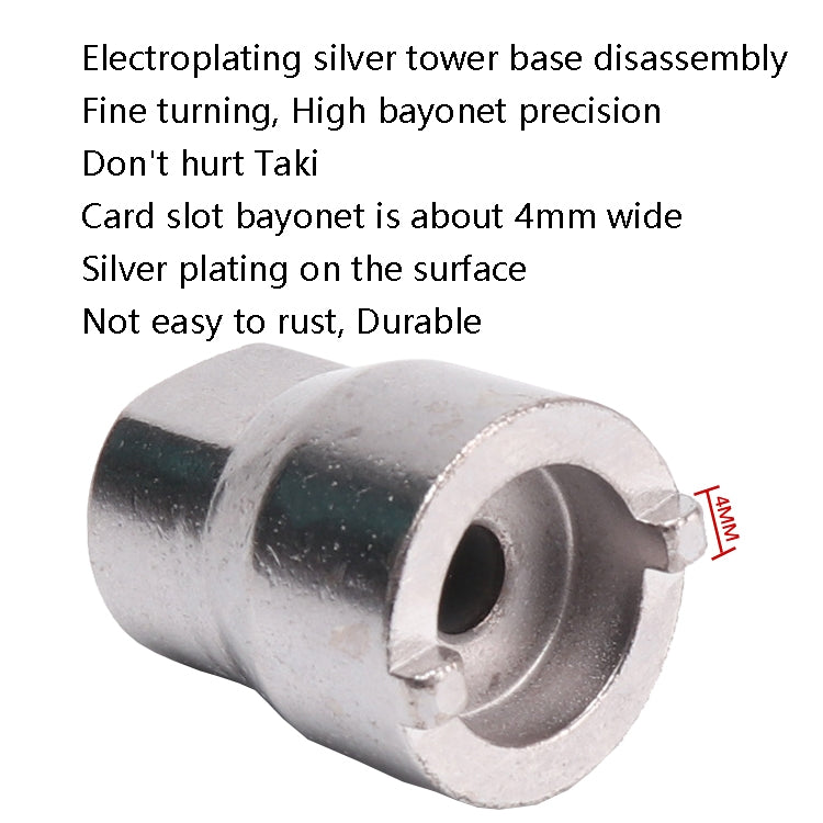 BG-2102 Bicycle Hub And Tower Base Disassembly Tools(Silver) - Maintenance tools by PMC TechLife | Online Shopping South Africa | PMC TechLife | Buy Now Pay Later Mobicred