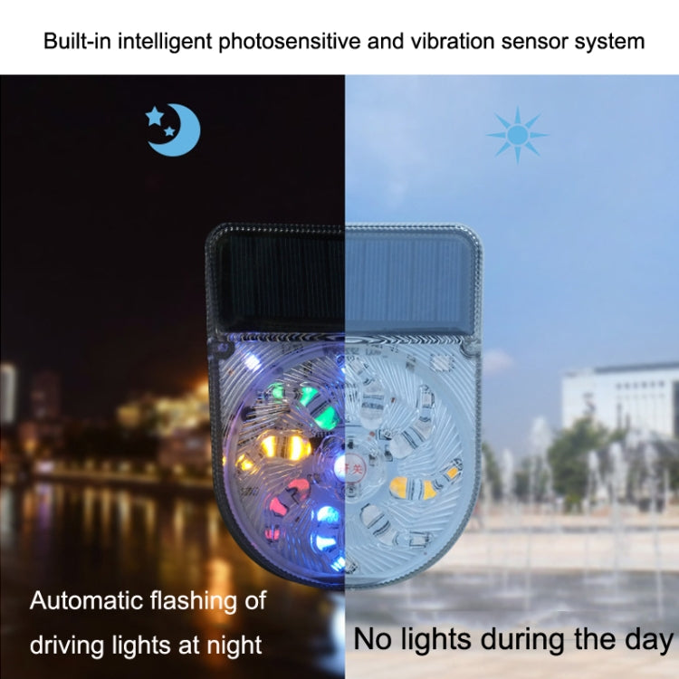 Y-949 27 LEDs Solar Car Waterproof Warning Light - Warning Lights by PMC TechLife | Online Shopping South Africa | PMC TechLife | Buy Now Pay Later Mobicred