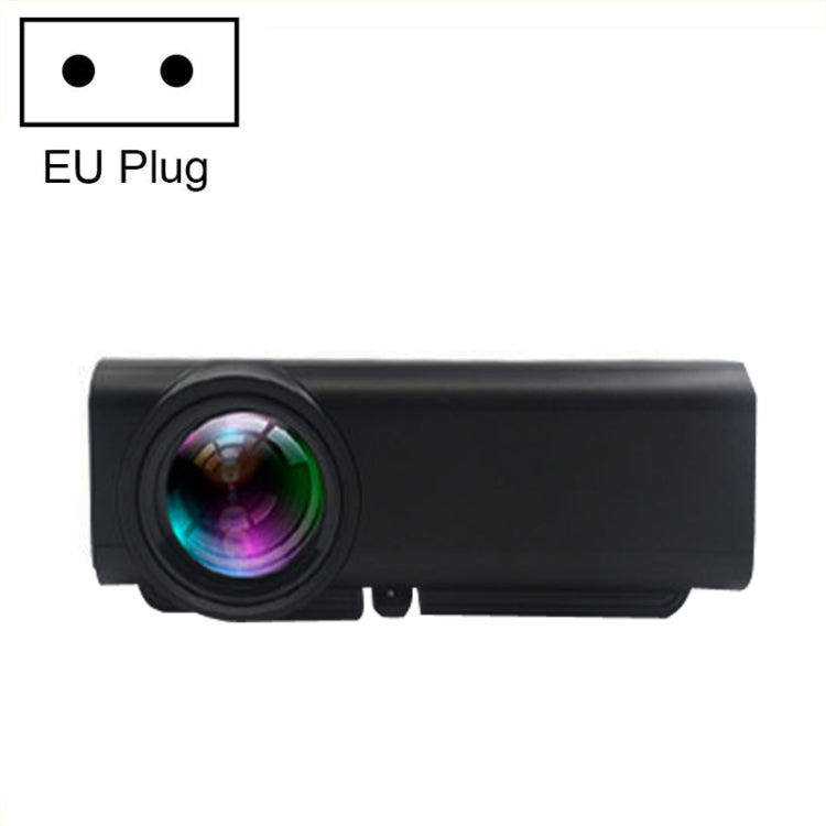 YG530 Home LED Small HD 1080P Projector, Specification: EU Plug(Black) - LED Projector by PMC TechLife | Online Shopping South Africa | PMC TechLife | Buy Now Pay Later Mobicred