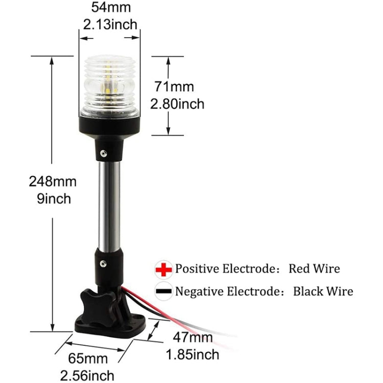 DC 12V 360 Degree Yacht Ship LED Lamp Anchor Ring Light - Marine Accessories & Parts by PMC TechLife | Online Shopping South Africa | PMC TechLife | Buy Now Pay Later Mobicred