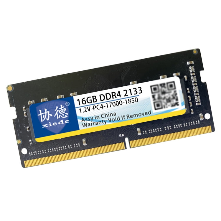 XIEDE X059 DDR4 NB 2133 Fully Compatible Laptop RAM, Memory Capacity: 16GB - free shipping - PMC Jewellery - Order now!