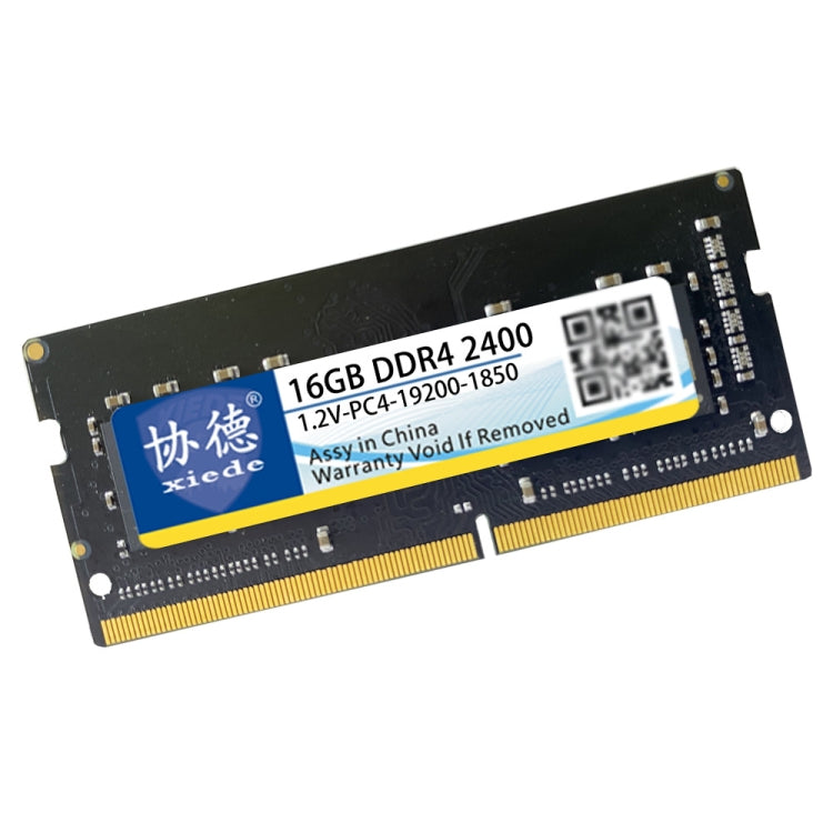 XIEDE X062 DDR4 NB 2400 Full Compatibility Notebook RAMs, Memory Capacity: 16GB - RAMs by XIEDE | Online Shopping South Africa | PMC Jewellery | Buy Now Pay Later Mobicred