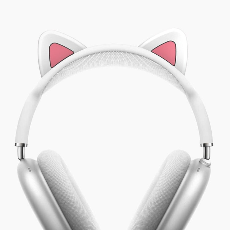 Cat-Ear Silicone Beam Cover For AirPods Max(White) - For AirPods Max by PMC TechLife | Online Shopping South Africa | PMC TechLife