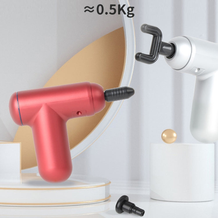J12A Mini Vibrating Massage Button Type Fascia Gun, Specification: Gray - free shipping - PMC TechLife - Order now!