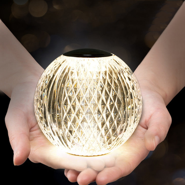 Crystal Ball Small Table Lamp USB Acrylic Night Light, Specification: MT1  110 x 110mm - free shipping - PMc TechLife - Order now!