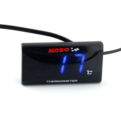 KOSO Motorcycle Water Tank Thermometer(Blue Light) - Electrical Instruments by KOSO | Online Shopping South Africa | PMC Jewellery | Buy Now Pay Later Mobicred