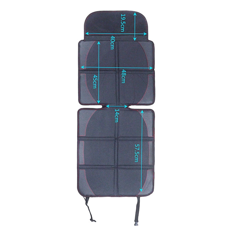 Car Child Safety Seat Anti-Slip Pad (Black) - Seat Accessories by PMC TechLife | Online Shopping South Africa | PMC TechLife | Buy Now Pay Later Mobicred