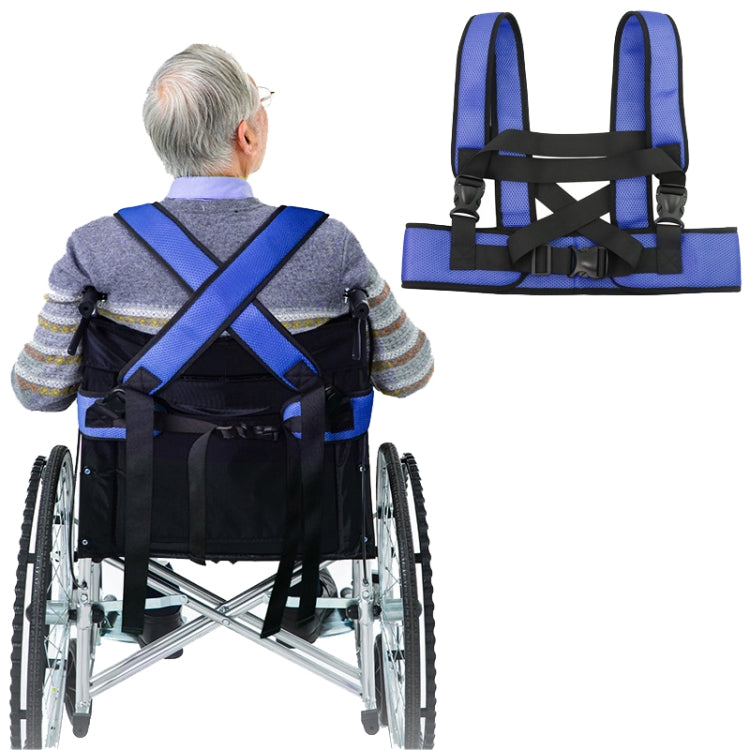 LYAQD-3 Postoperative Anti-Fall Wheelchair Adjustable Seat Belt(Blue) - free shipping - PMC TechLife - Order now!