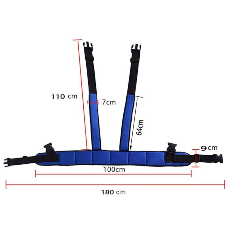 LYAQD-3 Postoperative Anti-Fall Wheelchair Adjustable Seat Belt(Blue) - free shipping - PMC TechLife - Order now!