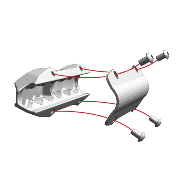 1 Pair Universal Bumper Drop Protection Block Accessories For BMW R1200GS / R1250GS - Others by PMC TechLife | Online Shopping South Africa | PMC TechLife | Buy Now Pay Later Mobicred