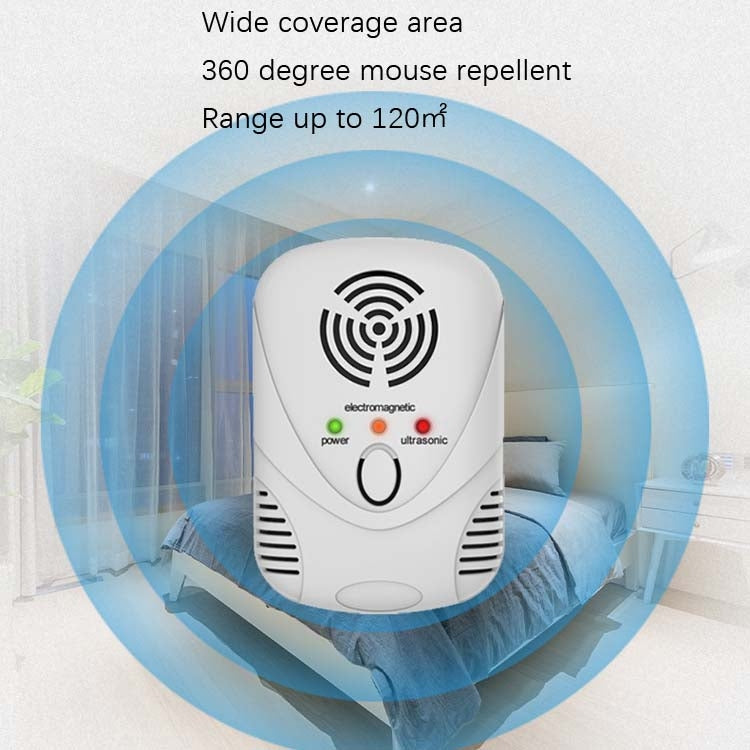 DC-9001 Household Electronic Mouse Repeller, Specification: UK Plug(White) - Repellents by PMC TechLife | Online Shopping South Africa | PMC TechLife | Buy Now Pay Later Mobicred