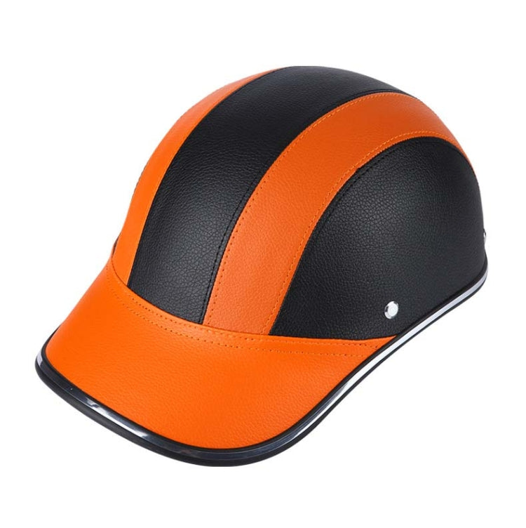 BSDDP A0322 Summer Half Helmet Lightweight Safety Helmet(Orange) - Protective Helmet & Masks by BSDDP | Online Shopping South Africa | PMc TechLife | Buy Now Pay Later Mobicred