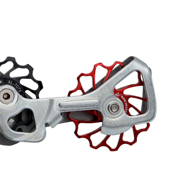 MEROCA Ceramic Bearing Mountain Bike Guide Wheel(11T Black) - Guide wheels by MEROCA | Online Shopping South Africa | PMc TechLife | Buy Now Pay Later Mobicred