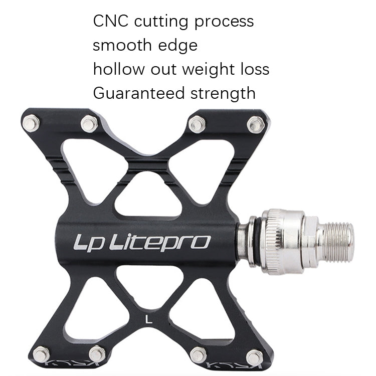 LP LitePro K5 Folding Bkie Aluminum Alloy Bearin Pedals(Red) - free shipping - PMc TechLife - Order now!