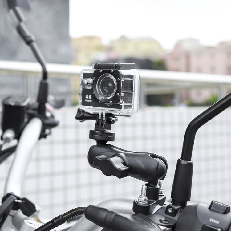 Motorcycle Action Camera Mount Holder(Mirror Base) - Holder by BSDDP | Online Shopping South Africa | PMC Jewellery | Buy Now Pay Later Mobicred