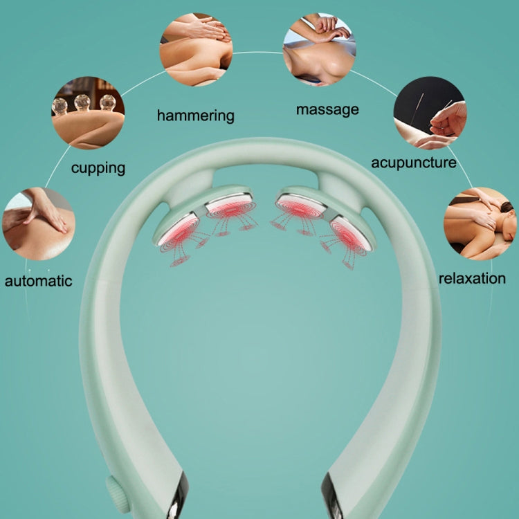 ST-303A EMS Pulse Low Frequency Heat Cervical Massager(Green) - free shipping - PMC TechLife - Order now!